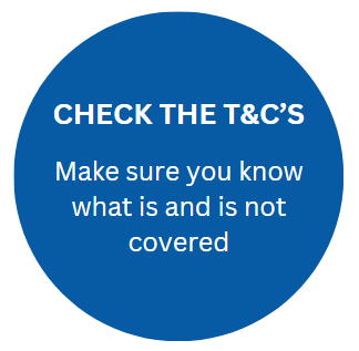 t and cR check the t&c's for pet insurance